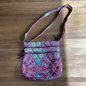 Vera Bradley Triple Zip Hipster Crossbody Bag